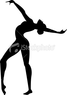 Gymnastics Silhouette Clip Art