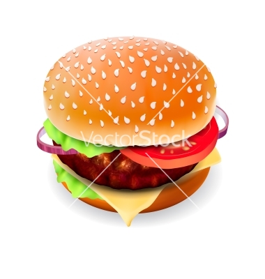 Hamburger Vector Art