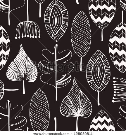 Hand Drawn Black and White Patterns