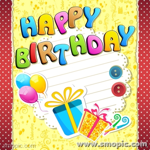 Happy Birthday Card Template Free