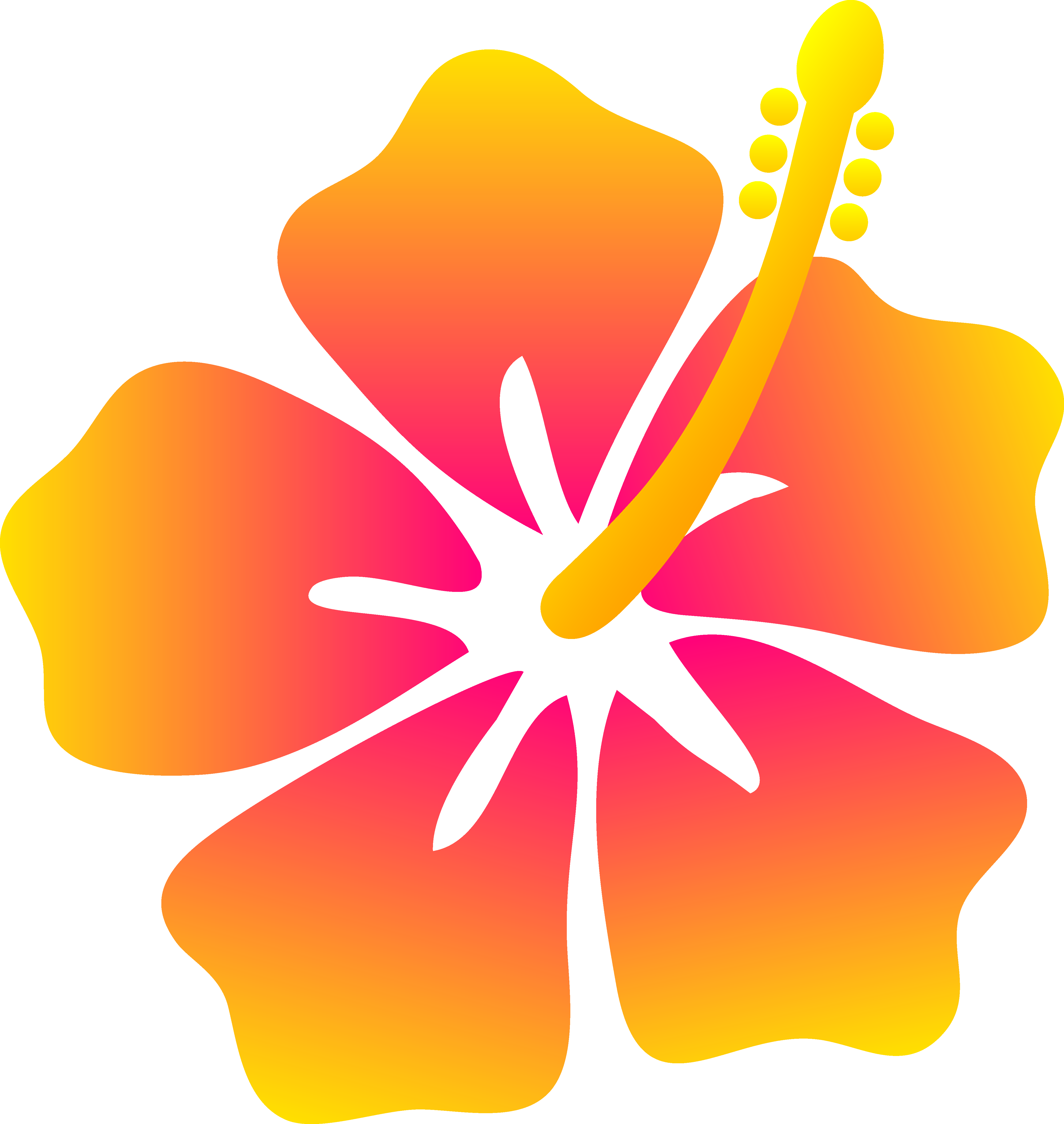 Hawaiian Flower Clip Art Hawaiian Flower Clip Art