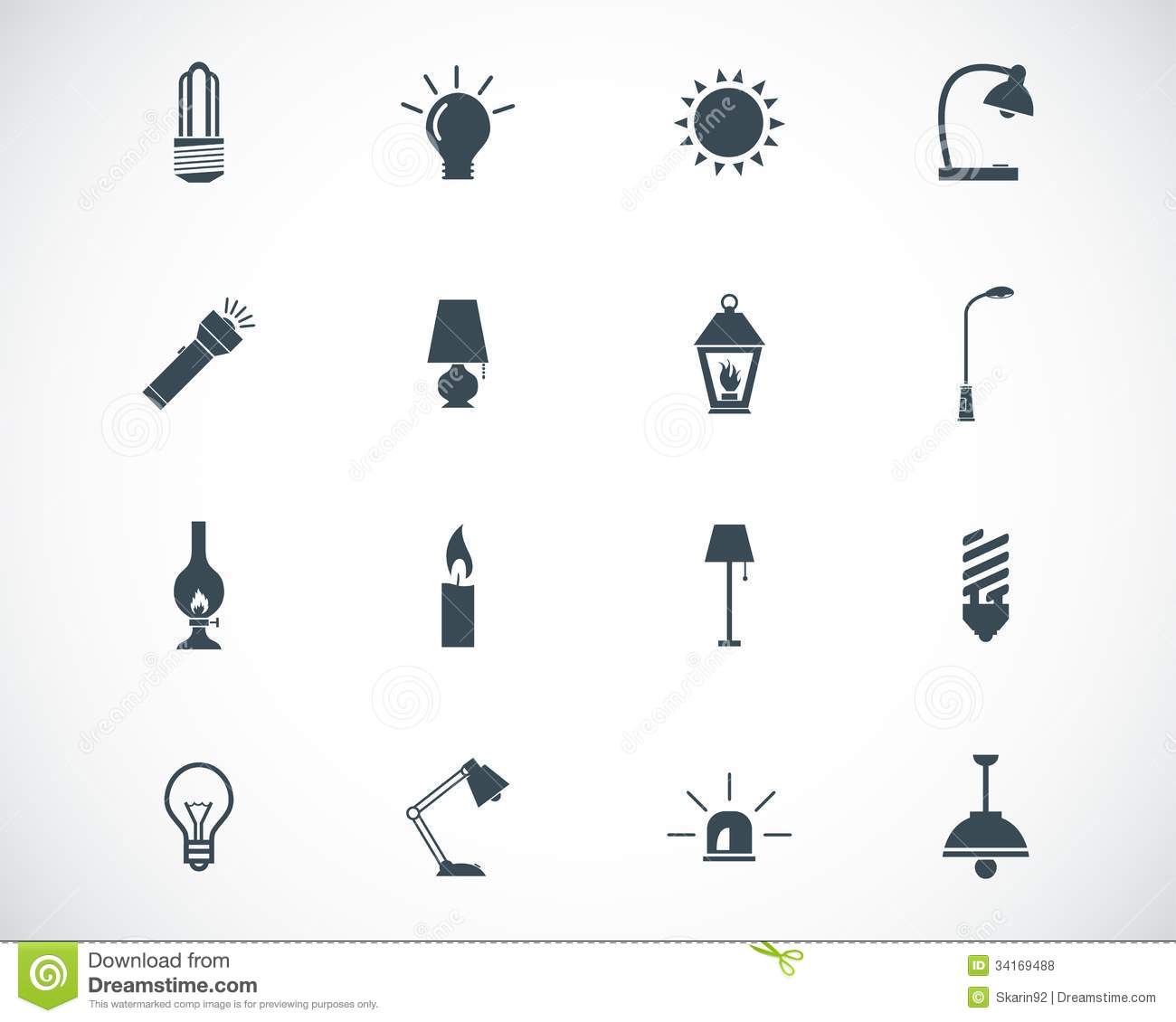 Icon Light Vector