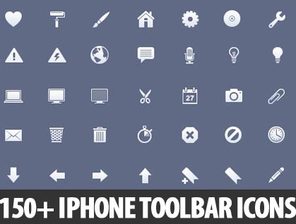 iPhone Toolbar Icons