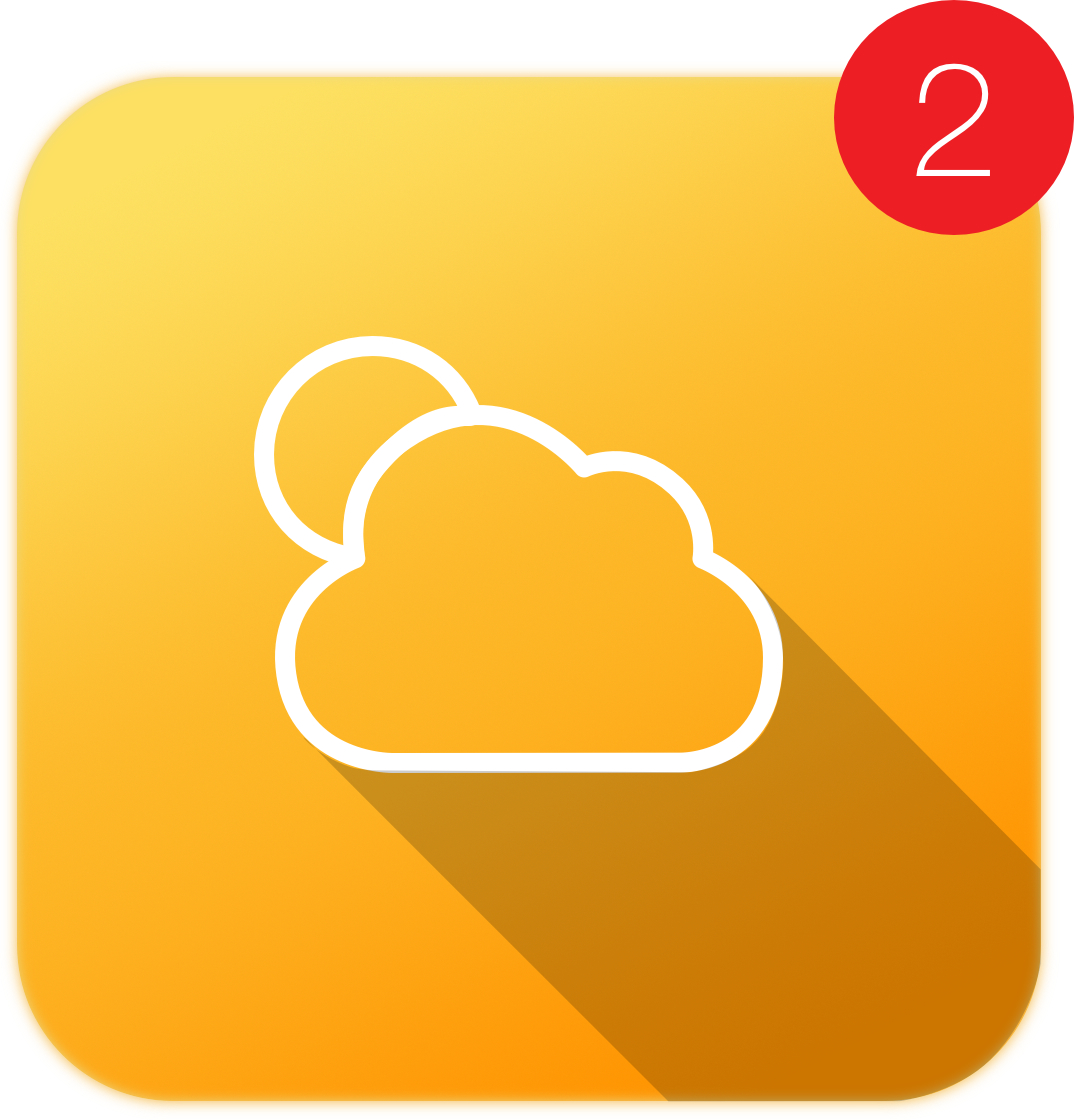 iPhone Weather App Icon