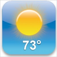 iPhone Weather App Icon