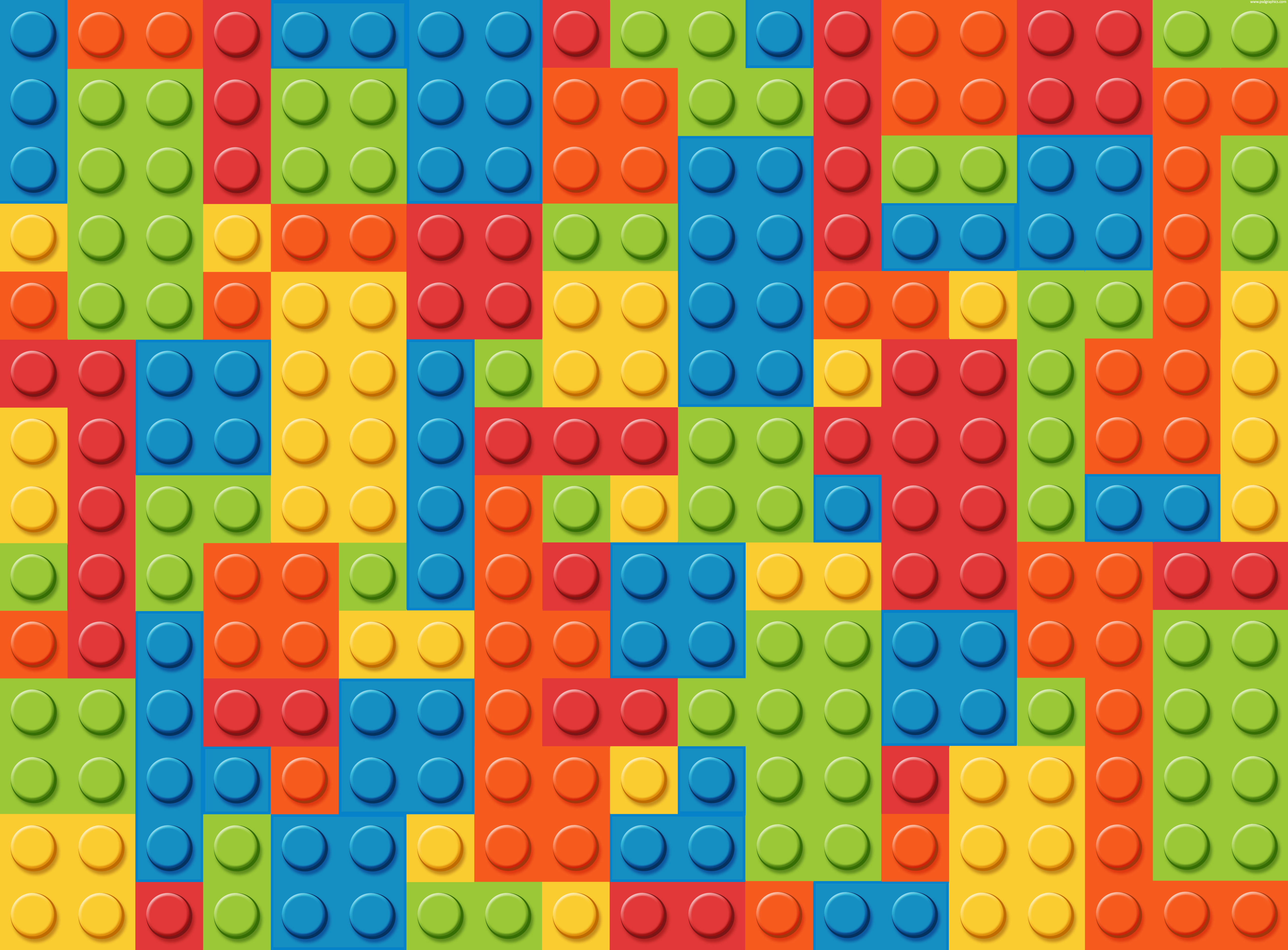 LEGO Printable Brick Pattern