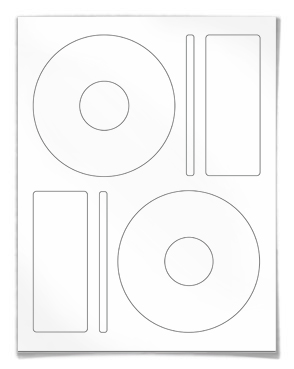Memorex CD DVD Label Templates