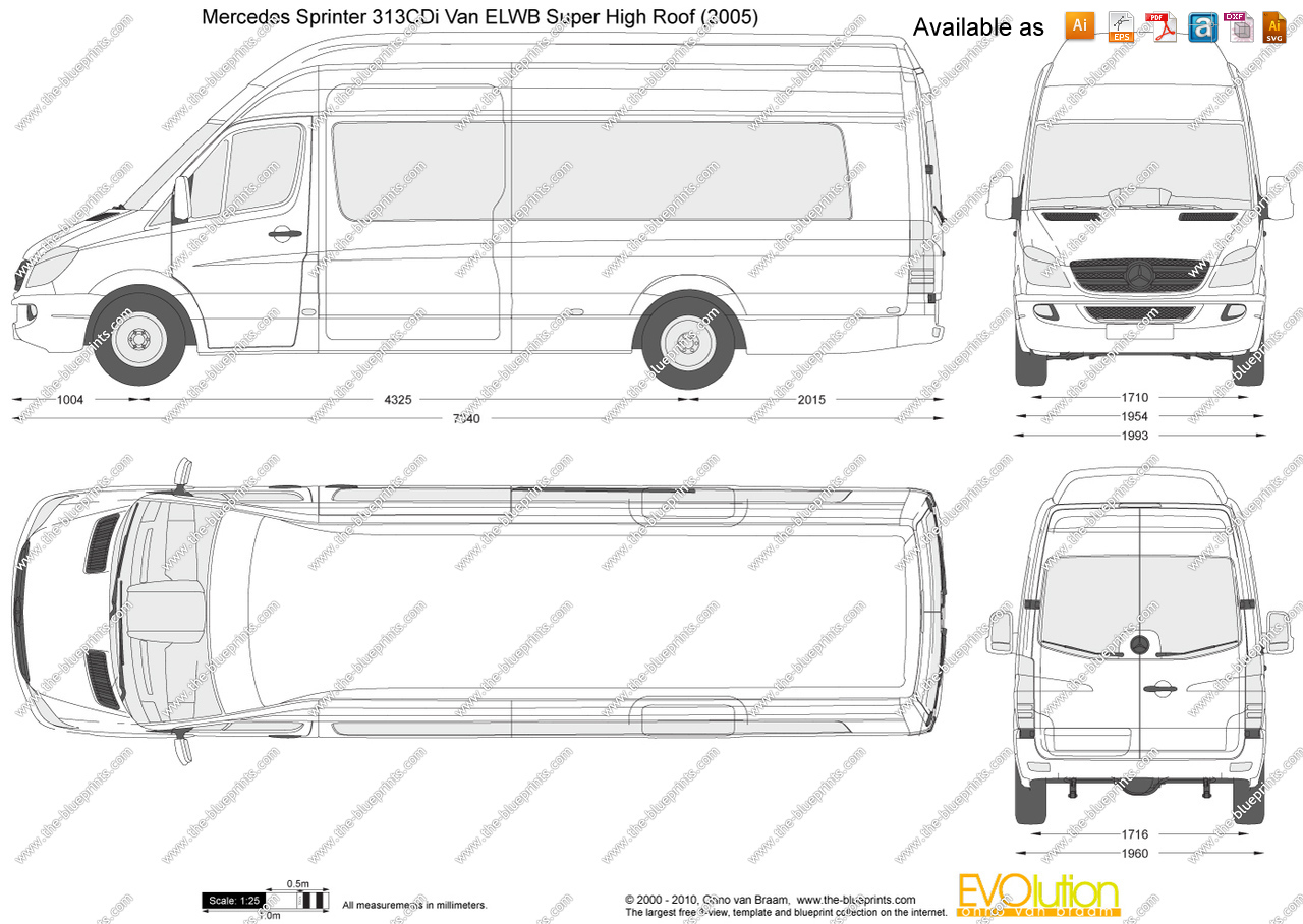 Mercedes Sprinter Van Dimensions