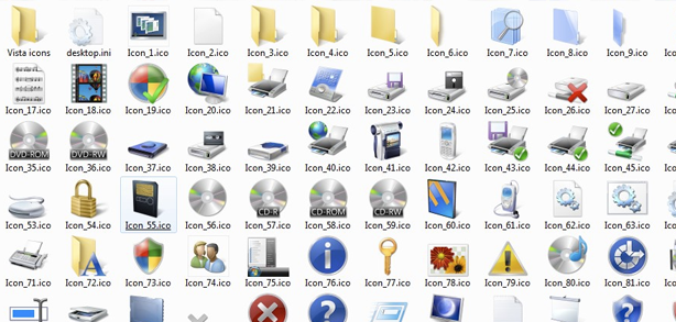 Microsoft Desktop Icons Windows 1.0