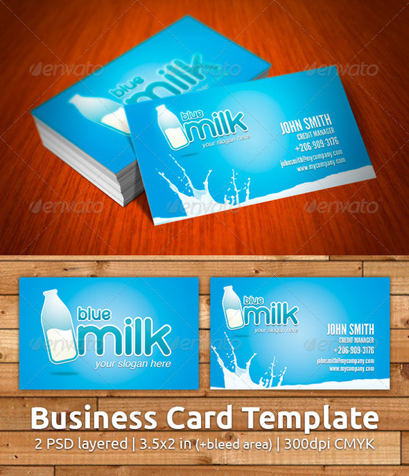 Milk Business Cards