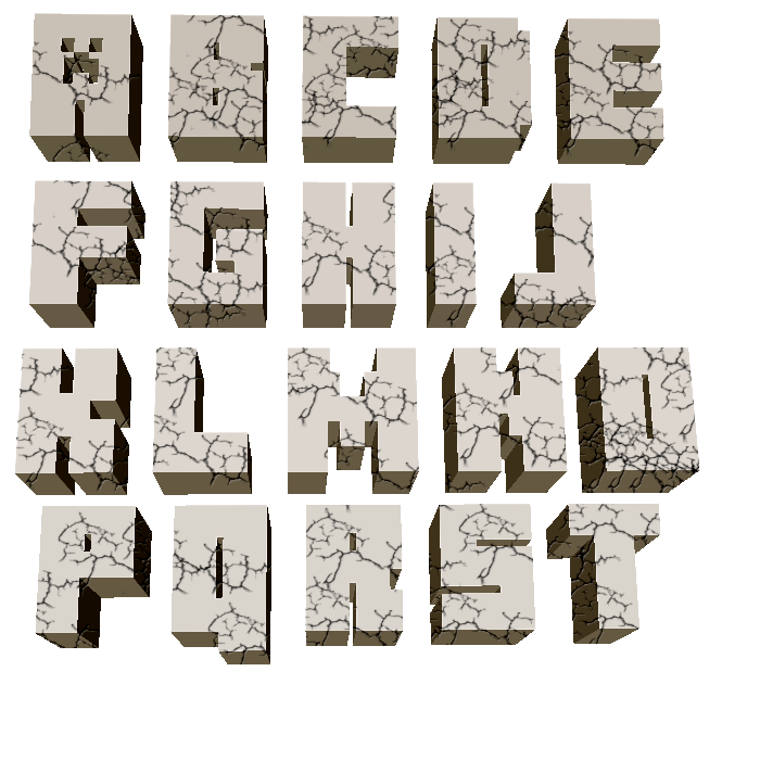 Minecraft Alphabet Letters Minecraft Alphabet Letters