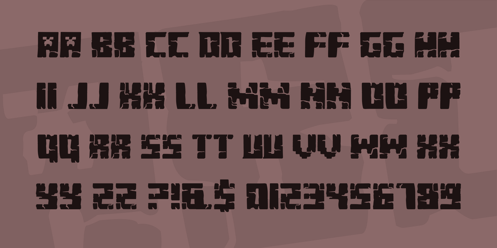 Minecraft Font