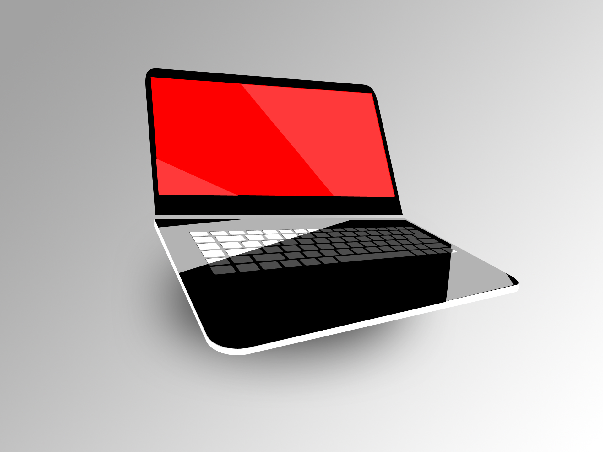 Modern Laptop Icon