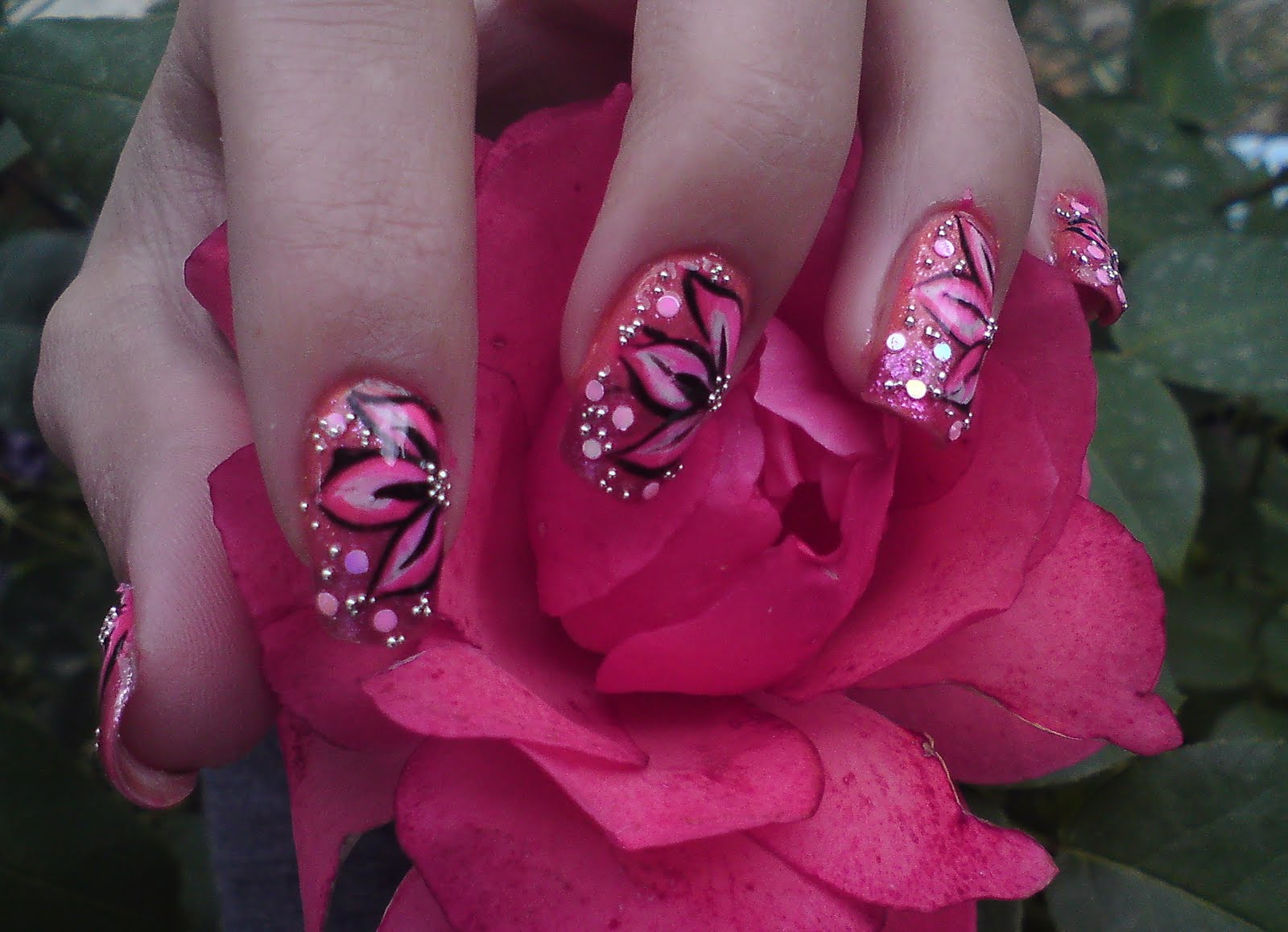 Nail Art Designs with Flowers
