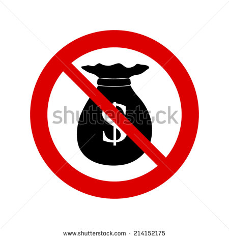 No Money Sign Clip Art