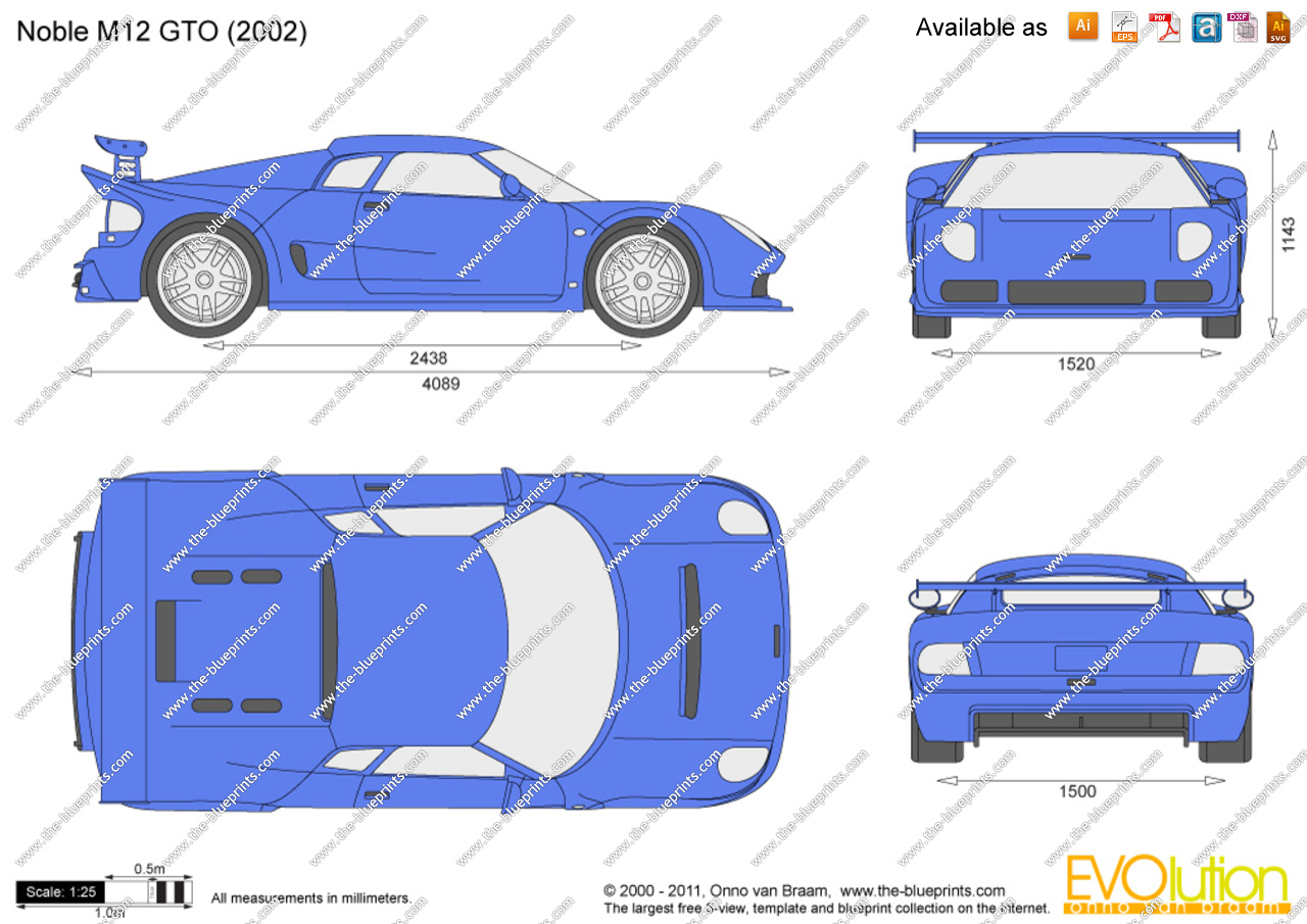Noble M12 GTO Blueprint