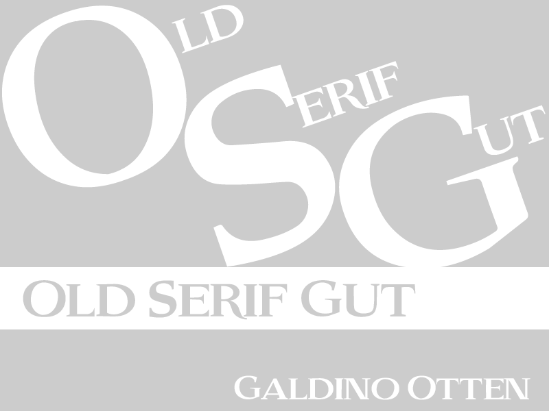 Old Serif Fonts