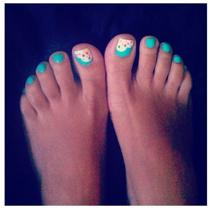 Orange Toenail Designs Orange Toenail Designs