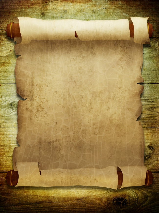 Parchment Scroll Template Free