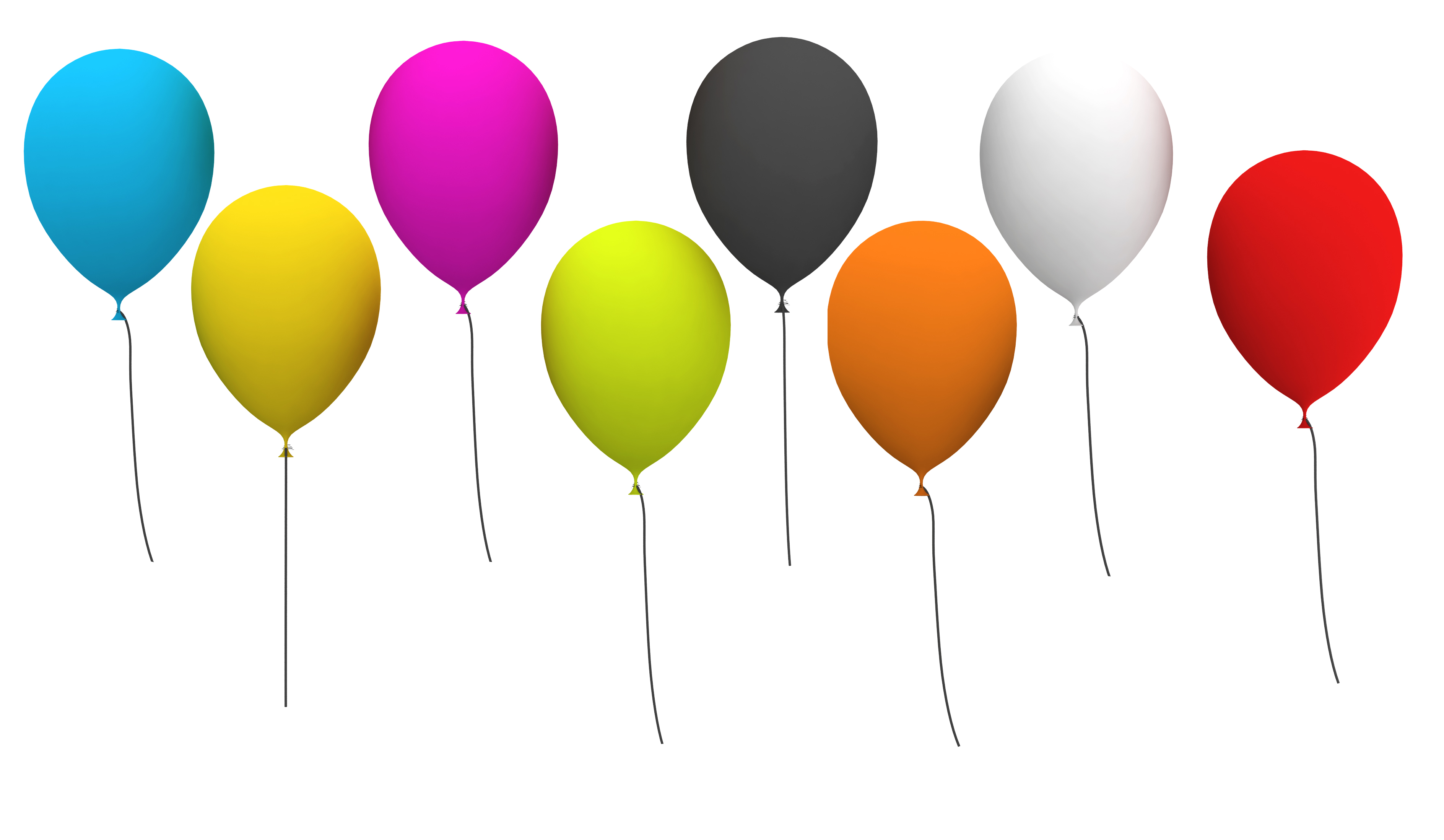 Party Balloons Clip Art Free