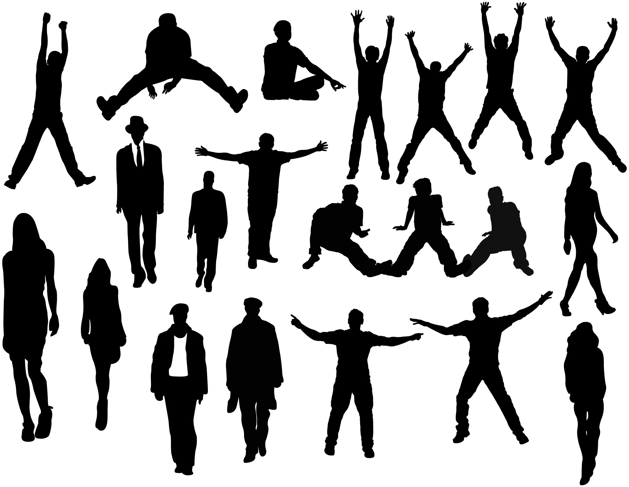 Photoshop People Silhouettes