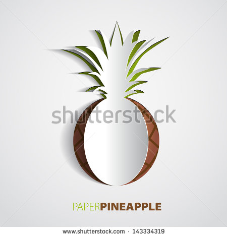 Pineapple Symbol Vector