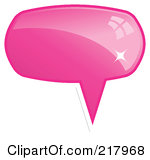 Pink Chat Icon Pink Chat Icon