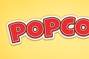 Popcorn Style Text Effects