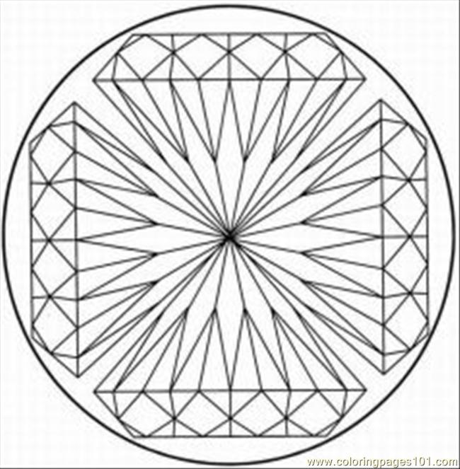 Printable Kaleidoscope Coloring Pages