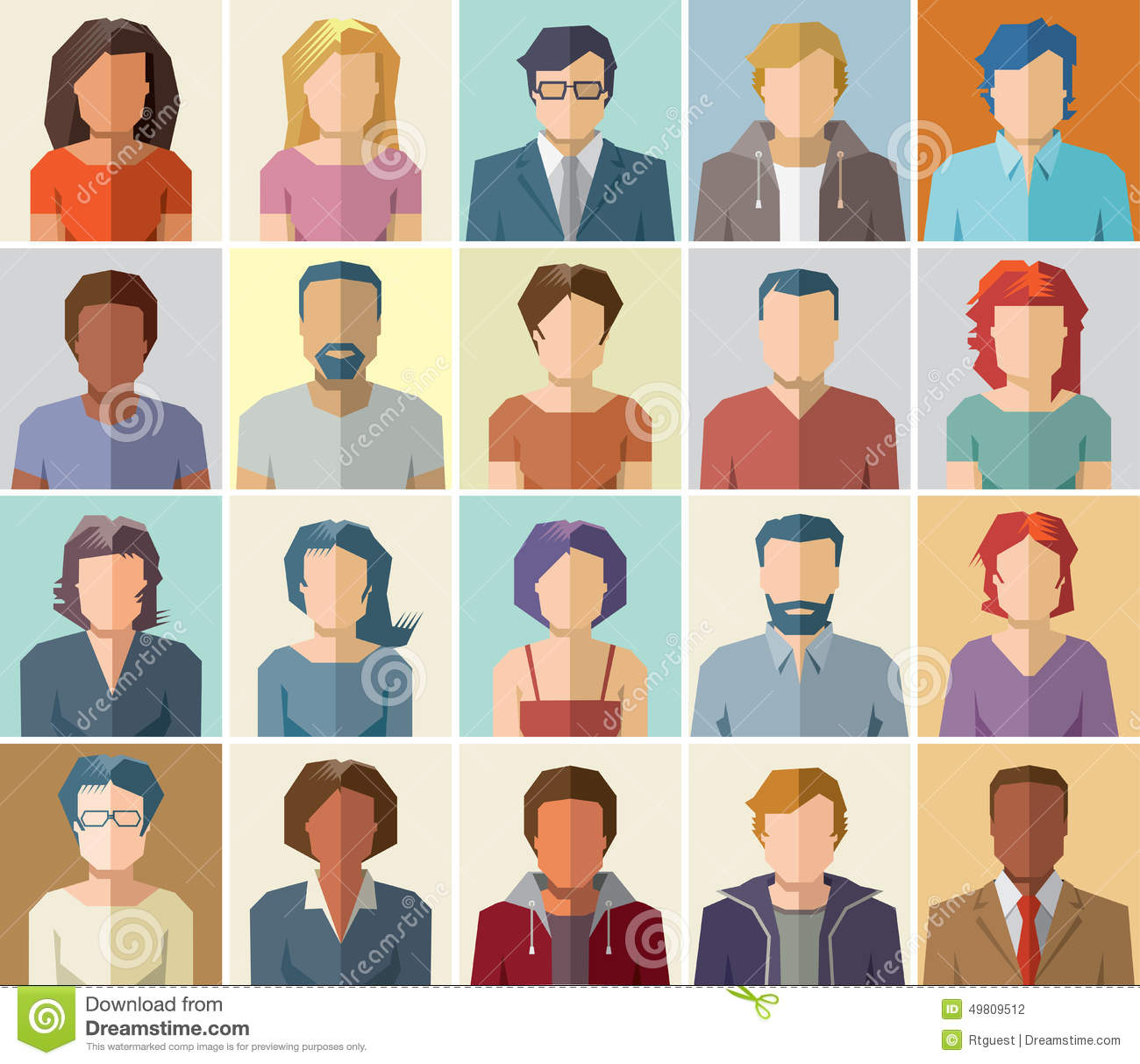 Profile Vector People Icons