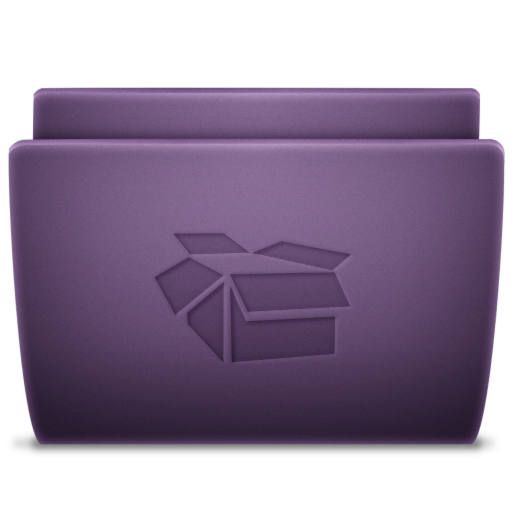 Purple Folder Icon