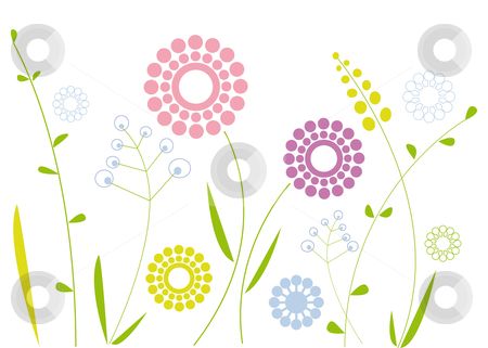 Simple Flower Design Clip Art