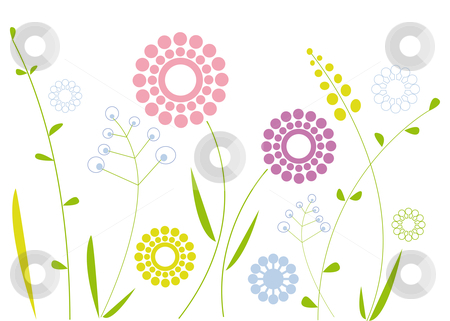 Simple Flower Design Clip Art