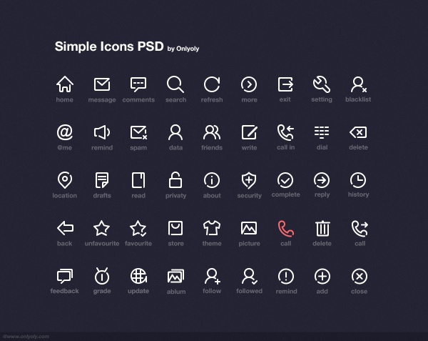 Simple Icons Free