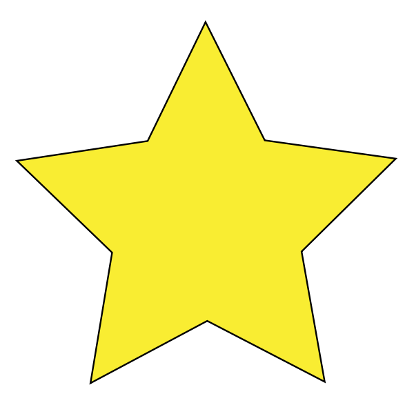 Simple Star Clip Art