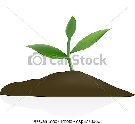 Soil Clip Art for Young Plants