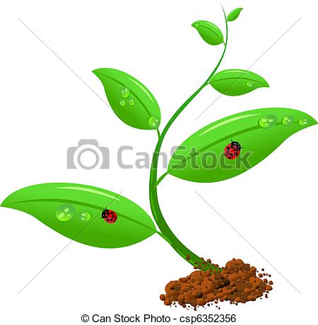 Soil Clip Art for Young Plants