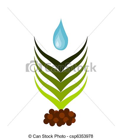 Soil Growing Plants Clip Art