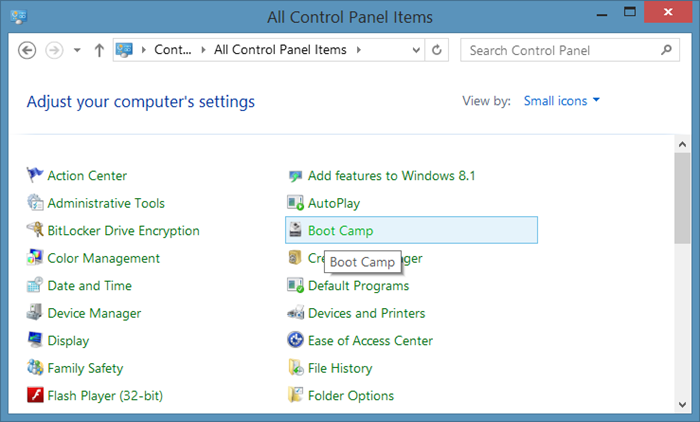 System Tray Icon Windows 1.0 Boot Camp