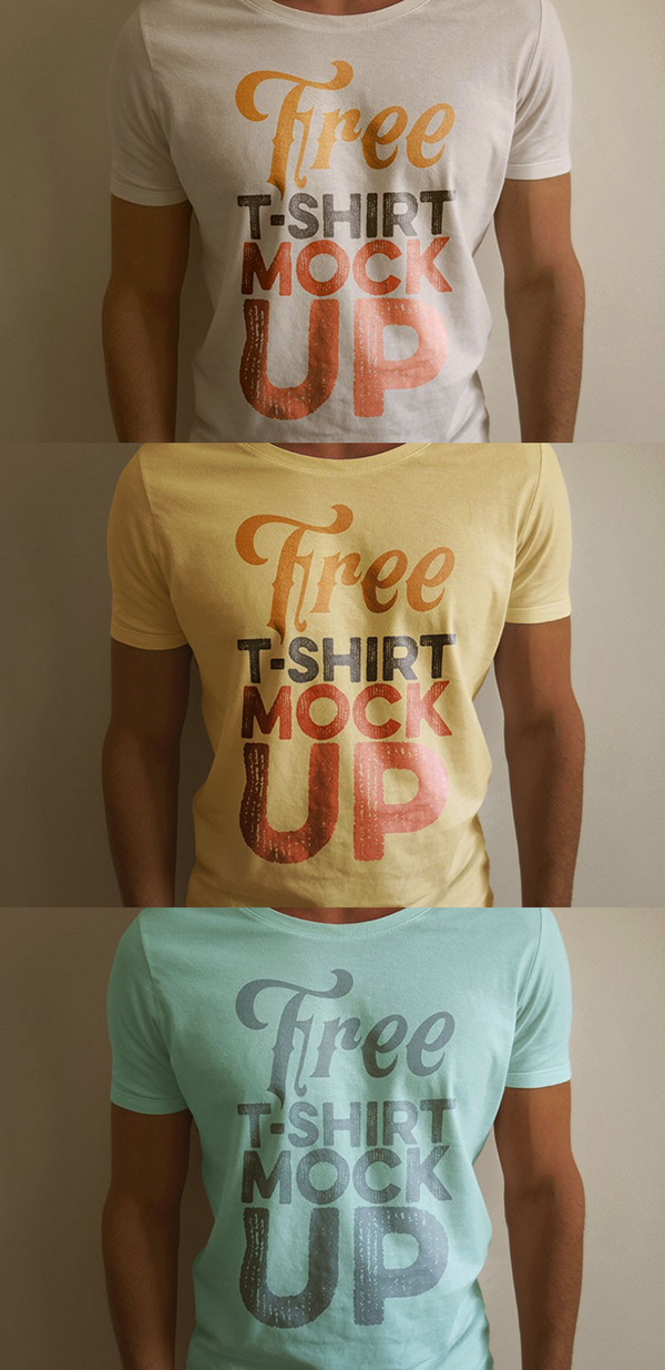 T-Shirt Mockups Templates Free