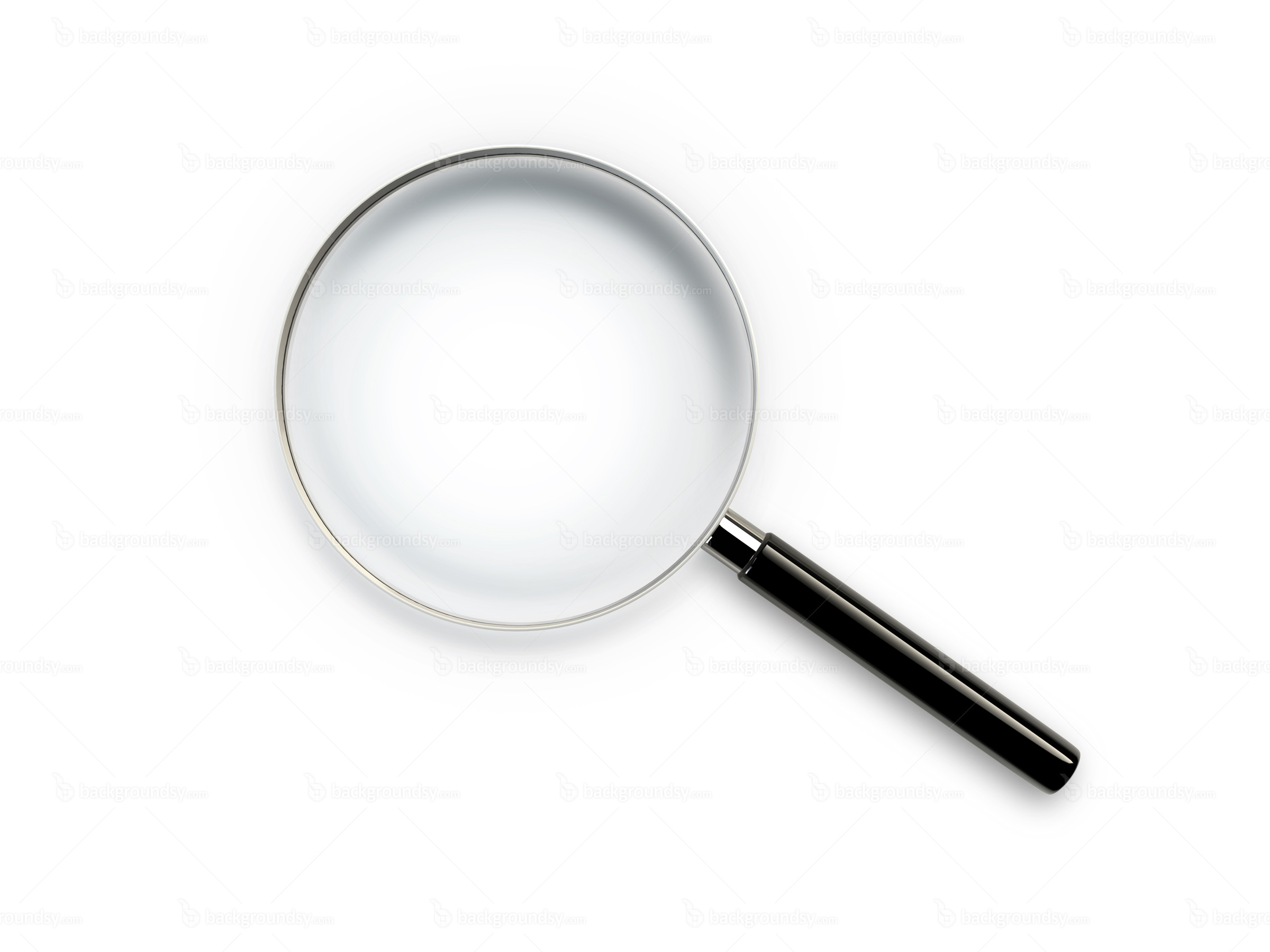 Transparent Magnifying Glass