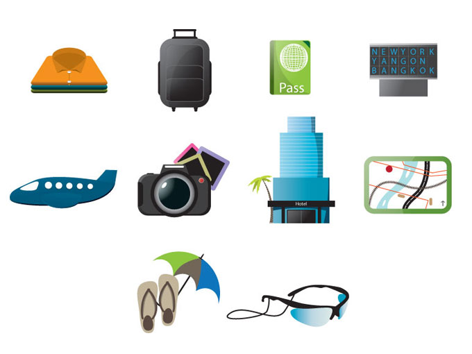 Travel Icons Free