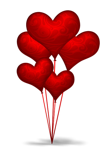 Valentine Heart Balloons