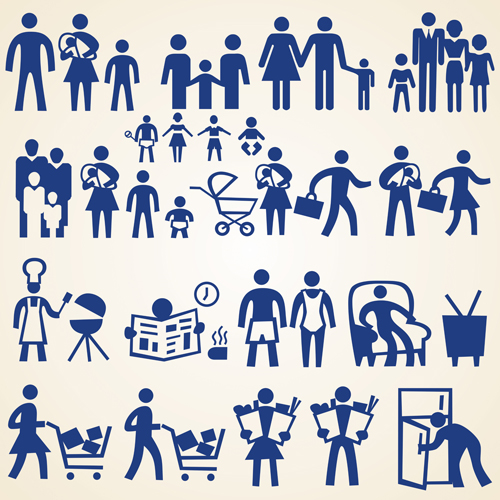 Vector Family Icons Free Download