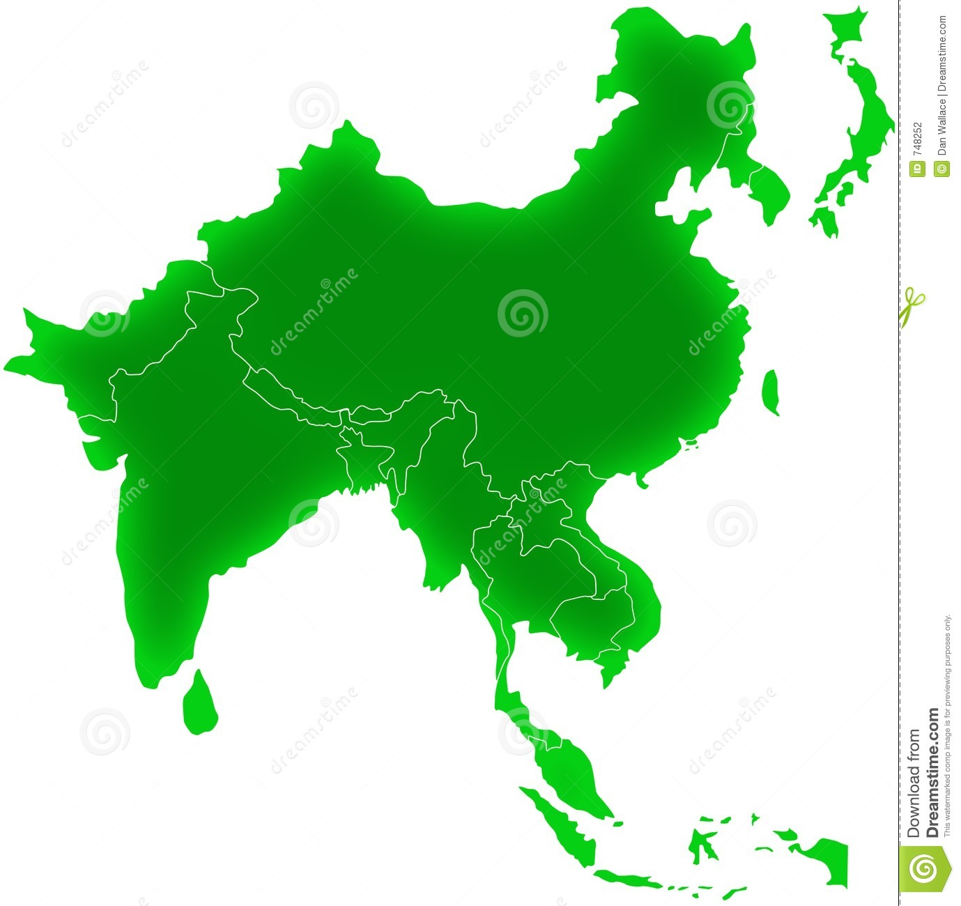 Vector Map Southeast Asia