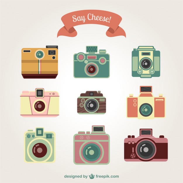 Vintage Camera Vector Art Vintage Camera Vector Art