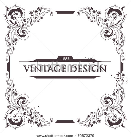 Vintage Flourish Vector Vintage Flourish Vector