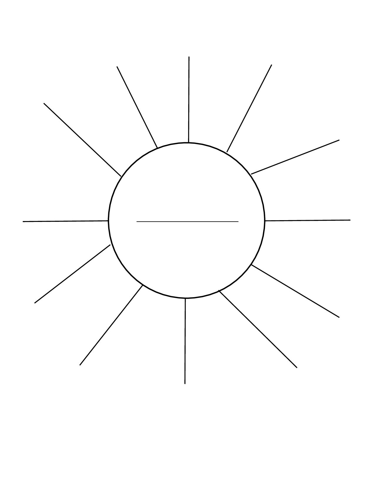 Web Graphic Organizer Template