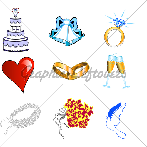Wedding Icons Graphics