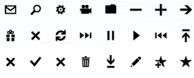 Windows Phone App Bar Icons